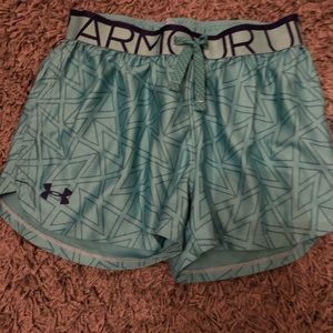 Girls Blue Under Armour Shorts